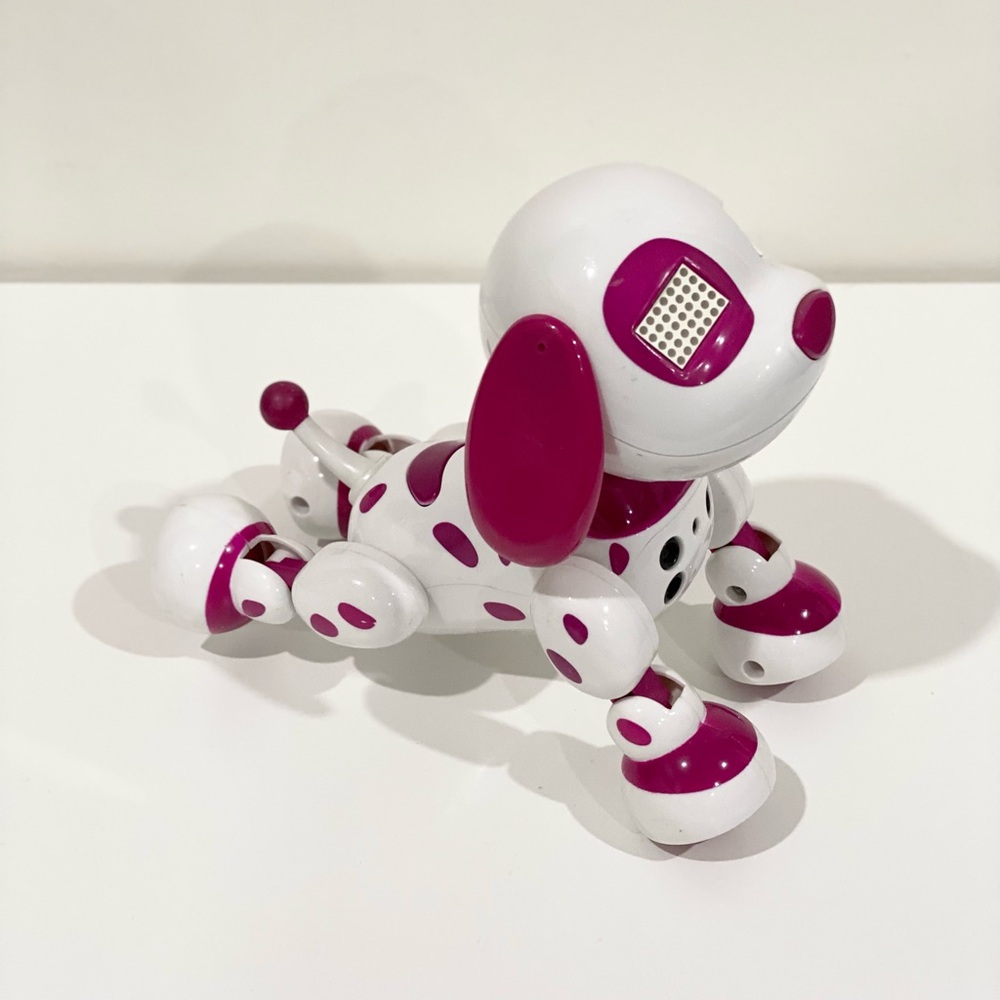 Zoomer Zuppy Zuppies Pink Robot Interactive Dog by Spin Master Puppy Toy